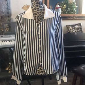 Vintage striped blouse